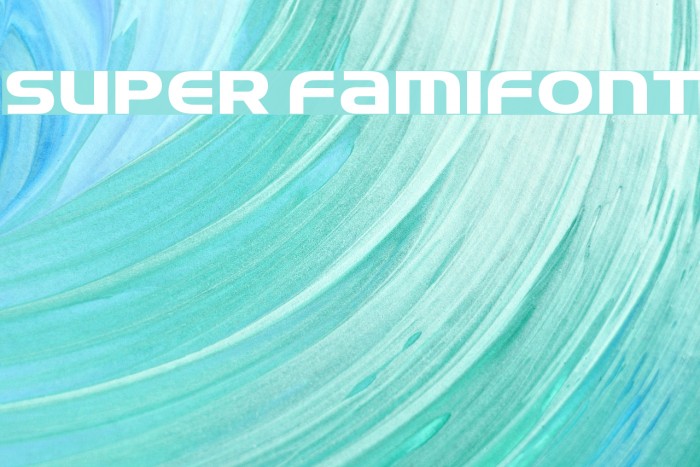 Super FamiFont Example 1