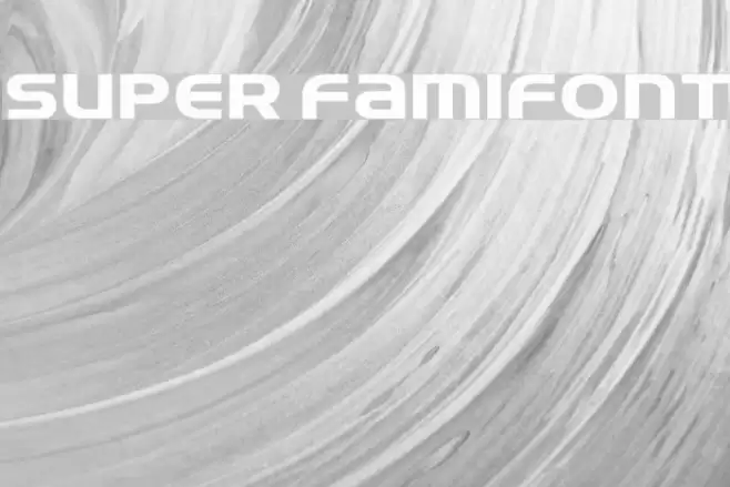 Super FamiFont Font examples