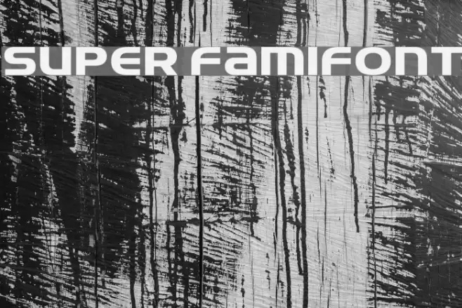 Super FamiFont Font examples