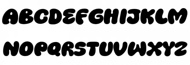 Super Feel Schriftart Groß