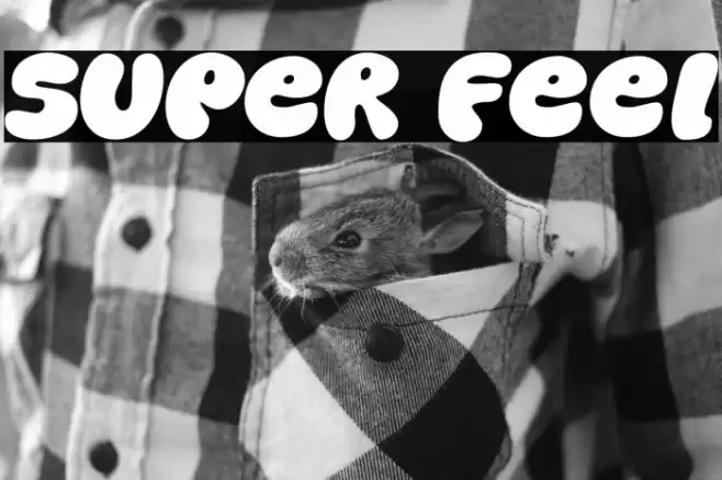 Super Feel Font examples