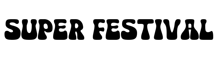 Super Festival  フリーフォントのダウンロード