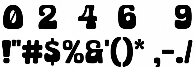 Super Festival Font OTHER CHARS