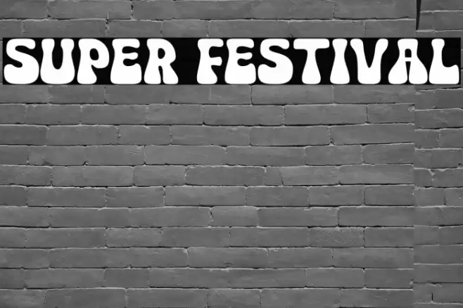 Super Festival Font examples