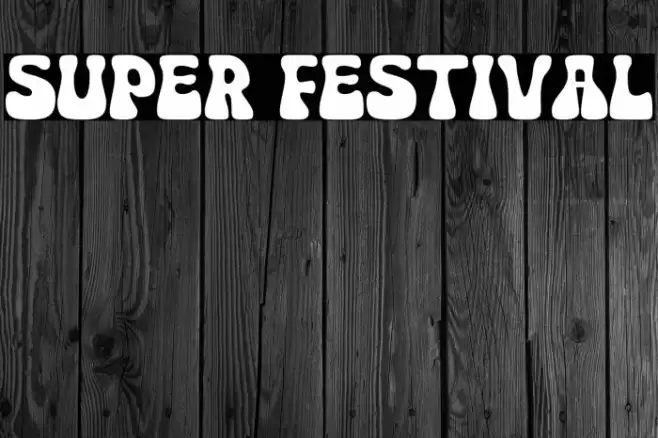 Super Festival Font examples