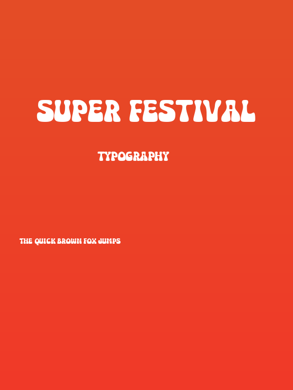 Super Festival Poster