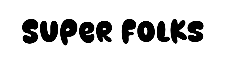 Super Folks  Fuentes Gratis Descargar