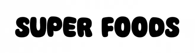 Super Foods  Frei Schriftart Herunterladen