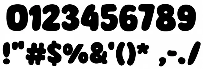 Super Foods Font OTHER CHARS