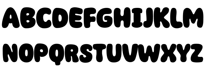 Super Foods Font LOWERCASE