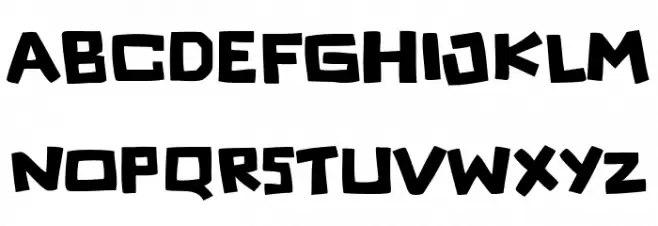 Super Fortrees Caratteri MAIUSCOLE