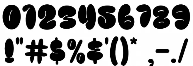 Super Fortune Font Alte caractere