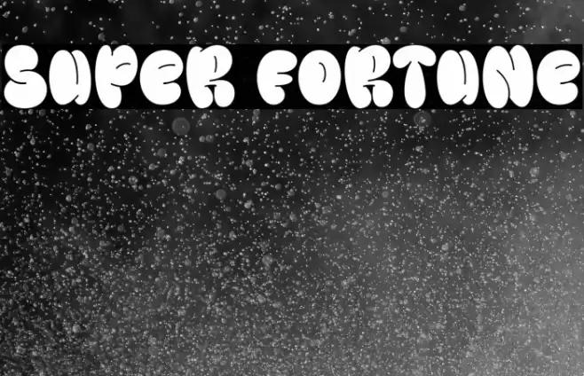 Super Fortune Font examples