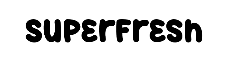 Super Fresh  Frei Schriftart Herunterladen