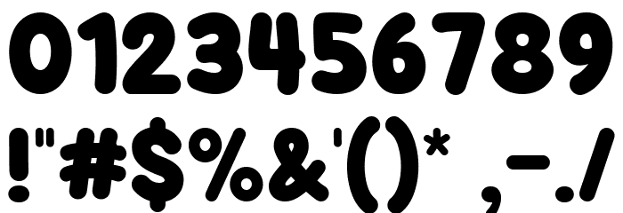 Super Fresh フォント その他の文字