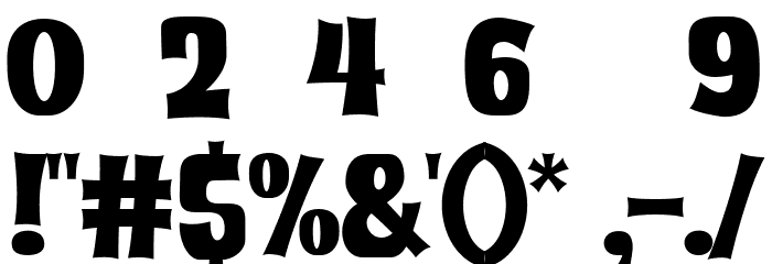Super Friday Font OTHER CHARS