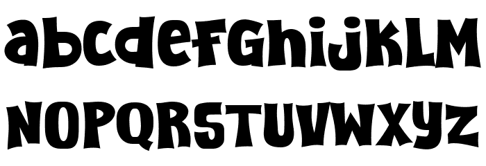 Super Friday Font LOWERCASE