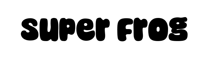 Super Frog  Fuentes Gratis Descargar