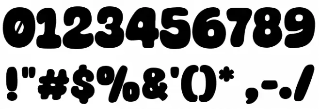 Super Frog Font OTHER CHARS