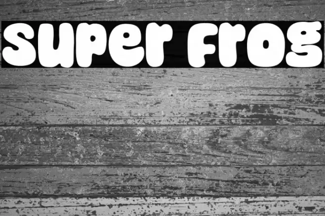 Super Frog Caratteri examples