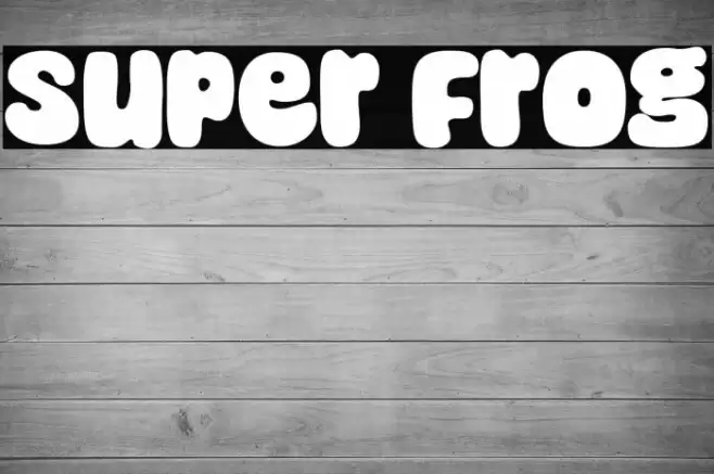 Super Frog Caratteri examples