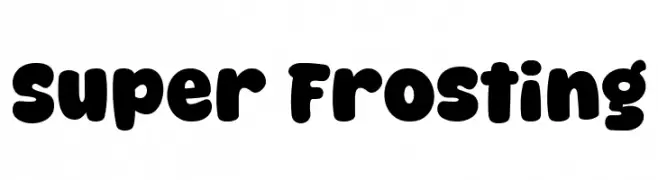 Super Frosting  les polices de caractères gratuit tlcharger