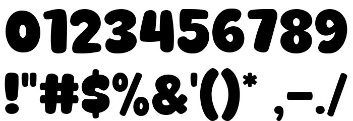 Super Frosting Font OTHER CHARS