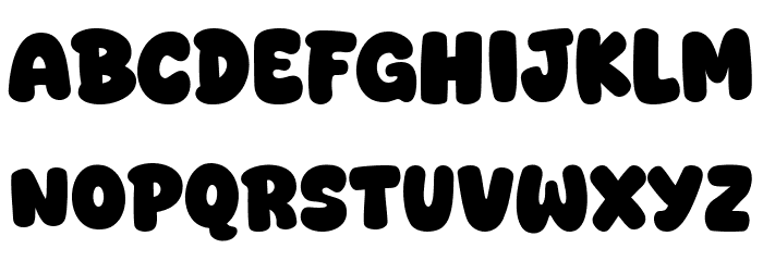 Super Frosting Font UPPERCASE