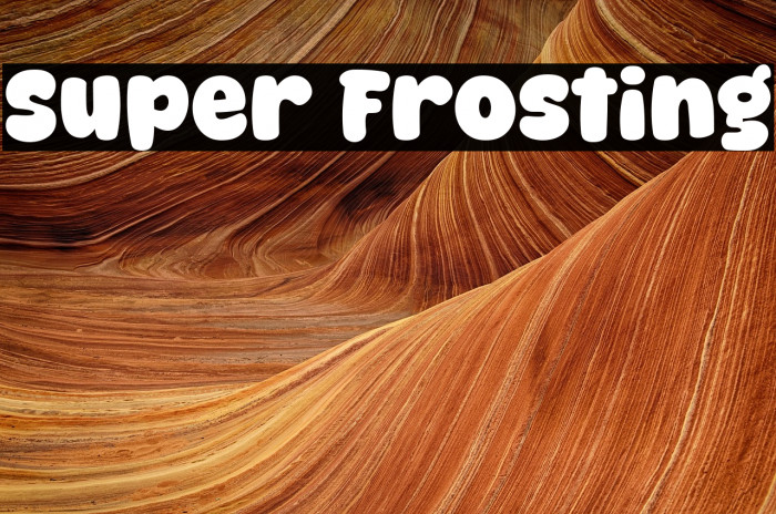 Super Frosting Example 1