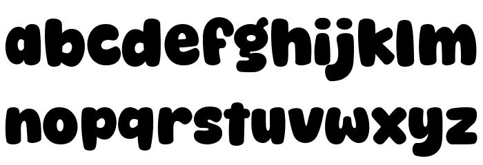 Super Frosting Font LOWERCASE