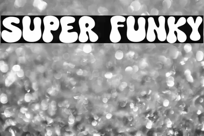 Super Funky Font examples
