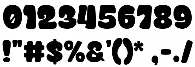 Super Funnel Font OTHER CHARS