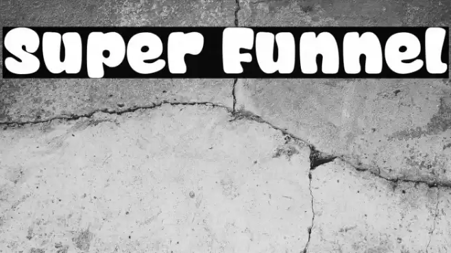 Super Funnel Font examples