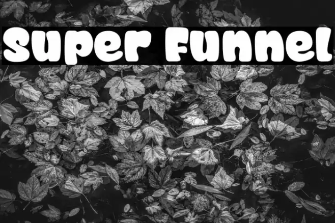 Super Funnel Font examples