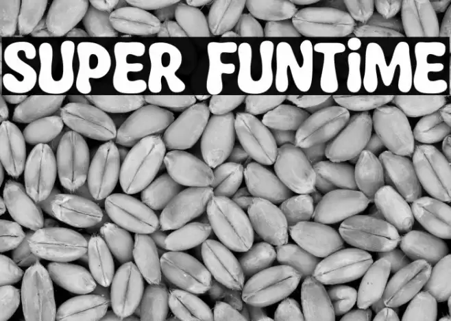 Super Funtime Font examples
