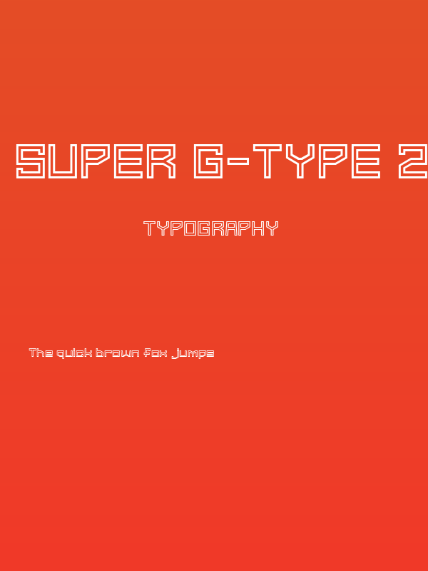 Super G-Type 2 Poster