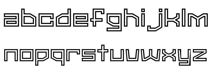 Super G-Type 2 フォント 小文字
