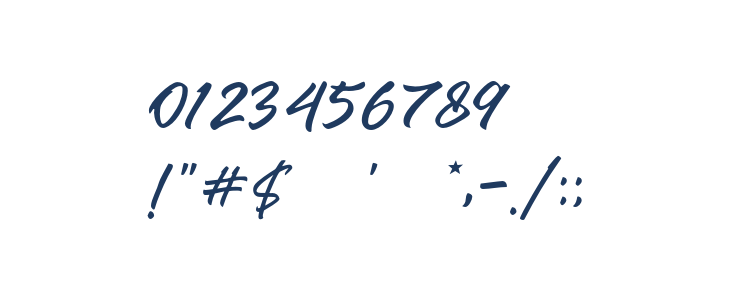 Super Giants DEMO-Regular Other Characters