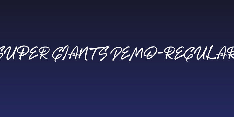 Super Giants DEMO-Regular Social Header