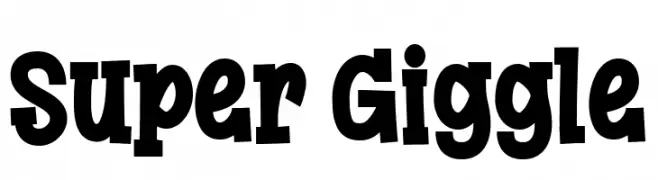 Super Giggle  Frei Schriftart Herunterladen