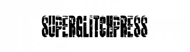 Super Glitch Press  Скачать бесплатные шрифты