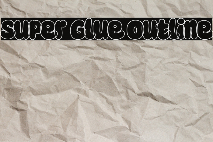 Super Glue Outline Example 2