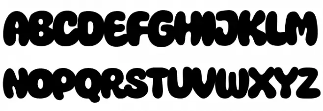 Super Glue Font Litere mari