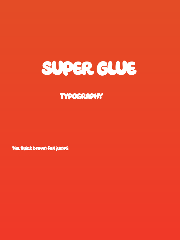 Super Glue Poster