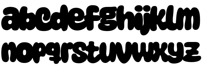 Super Glue Font LOWERCASE