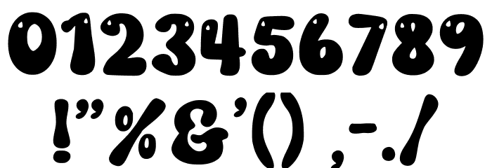 Super Groovy Regular Font OTHER CHARS