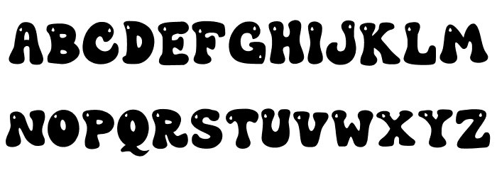 Super Groovy Regular Font LOWERCASE