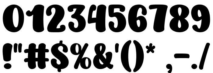 Super Honey Font OTHER CHARS