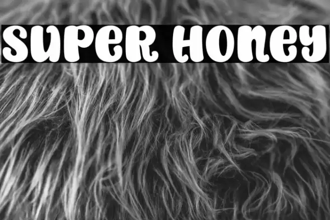 Super Honey Font examples