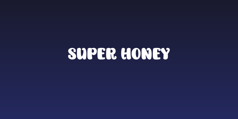 Super Honey Social Header
